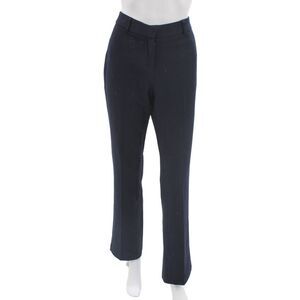 Amanda + Chelsea Unisex Dress Pants Dark Blue Button Solid Size 2